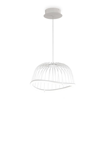 Mantra Celeste Pendant 41cm Round, 20W LED, 3000K, 1400lm, White, 3yrs Warranty