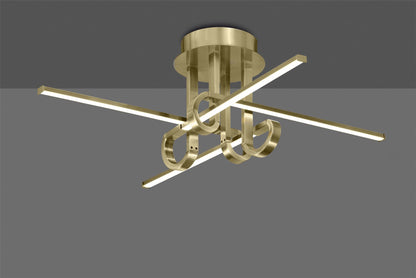 Mantra M6128 Cinto Ceiling 28W LED, 3000K, 2250lm, Antique Brass, 3yrs Warranty - M6128 Ceiling