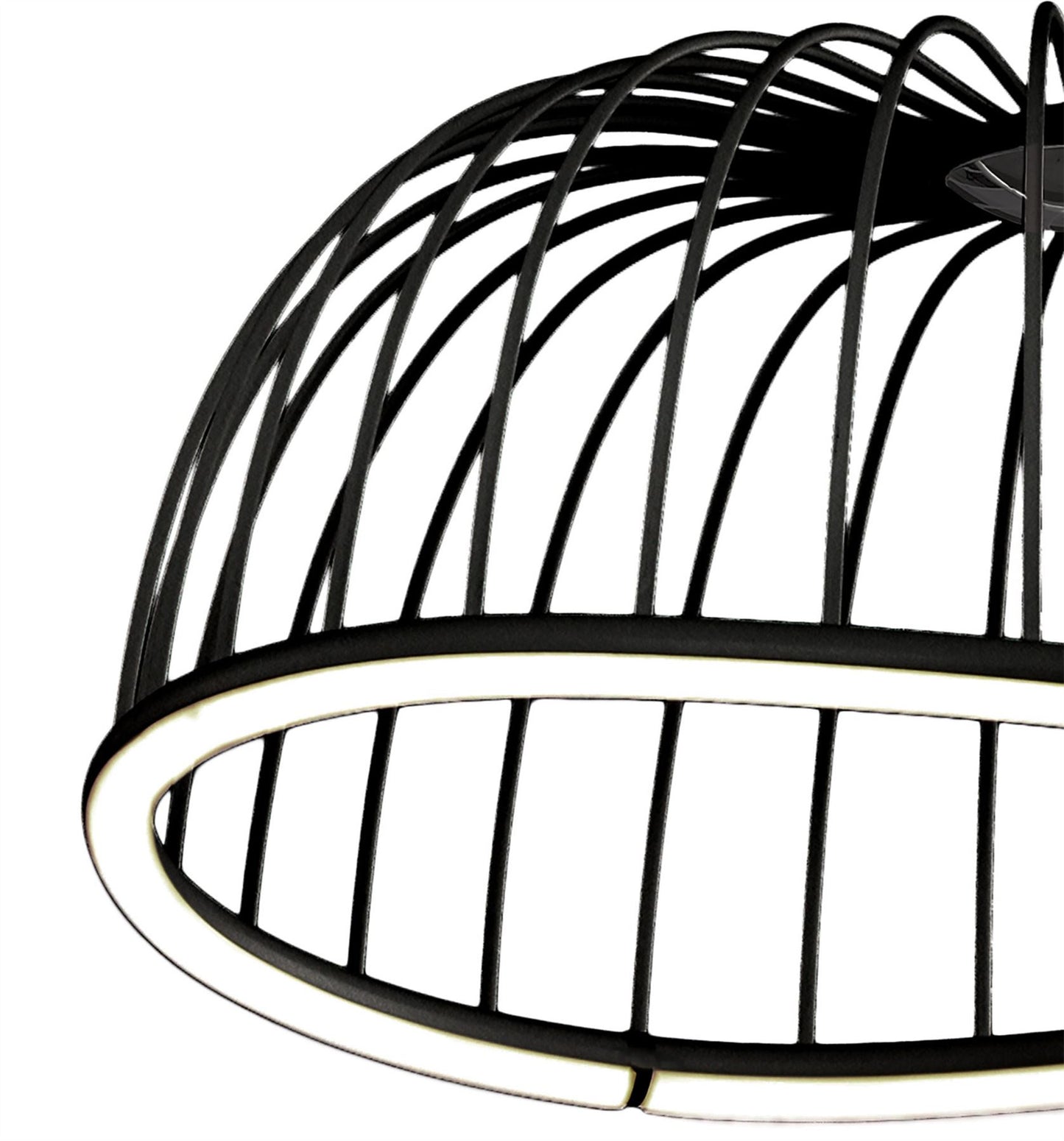 Mantra Celeste Pendant 61cm Round, 30W LED, 3000K, 2100lm, Black, 3yrs Warranty