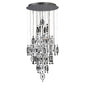 Diyas Solana 58cm  18 Light G4 Polished Chrome/Crystal, NOT LED/CFL Compatible Ceiling Pendant Light Fitting