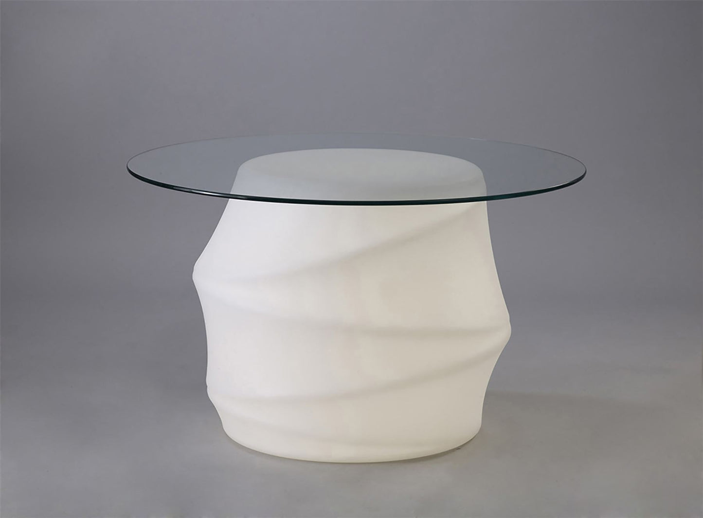 Mantra Bambu Table 2 Light E27 Outdoor IP65, Opal White/Clear Glass