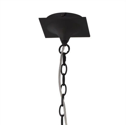Mantra M1151 Eve Pendant 3 Light E27, Anthracite with White Round Shades