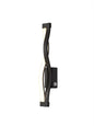 Mantra M5816 Sahara Brown Oxide Touch Dimmer Wall Light 6W LED 2800K, 420lm, Brown Oxide/Frosted Acrylic, 3yrs Warranty