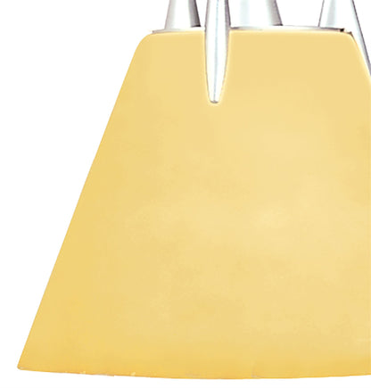 Mantra Hidra 35cm Pendant 1 Light E27, Silver/Frosted Mango Glass