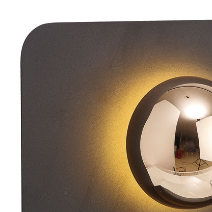 Mantra Alba 25cm Table Lamp, 8W LED, 3000K, 640lm, Black/French Gold, 3yrs Warranty