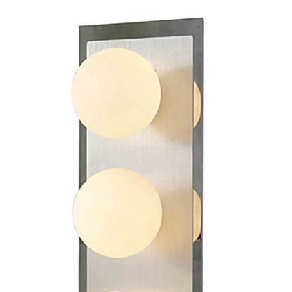 Diyas IP44 Globe Wall Light with Pull-Cord Switch 3 Light G9 In Polished Chrome/Opal Glass