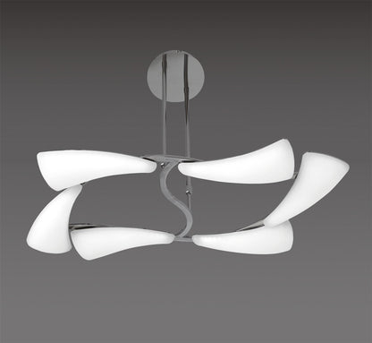 Mantra Mistral LED M3802 Mistral Telescopic 36W LED Rectangular 3000K, 3240lm, Polished Chrome/Frosted Acrylic, 3yrs Warranty - M3802 Ceiling