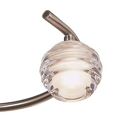 Mantra Sphere 59.3cm Semi Flush 4 Light G9, Satin Nickel
