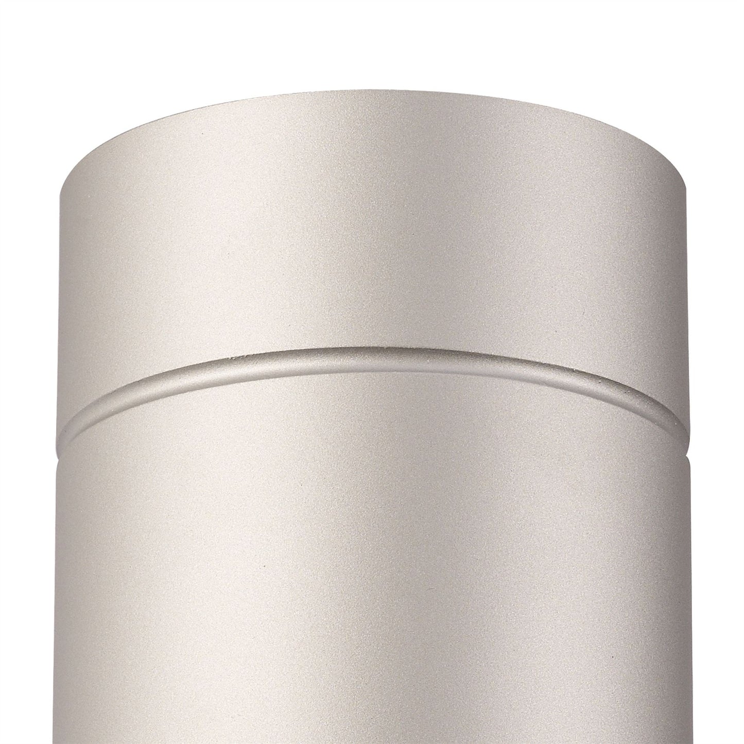 Mantra Fusion M5629 Aruba Flush Small 9.5cm Round 1 x E27, Silver - M5629 Ceiling