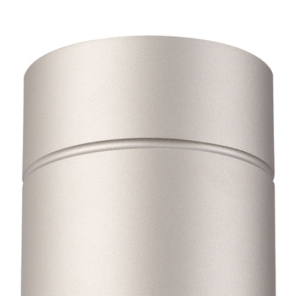 Mantra Fusion M5629 Aruba Flush Small 9.5cm Round 1 x E27, Silver - M5629 Ceiling