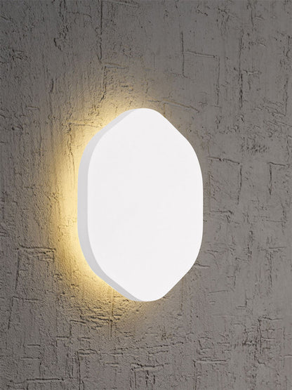 Mantra Fusion MC0106 Bora Bora Wall Light 19.2cm Hexagonal 12W LED 3000K, 1080lm, Matt White, 3yrs Warranty