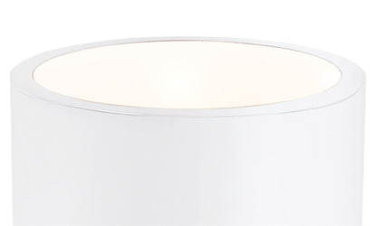 Mantra M5592 Cube Table Lamp Wide 1x40W, White Metal/Wood