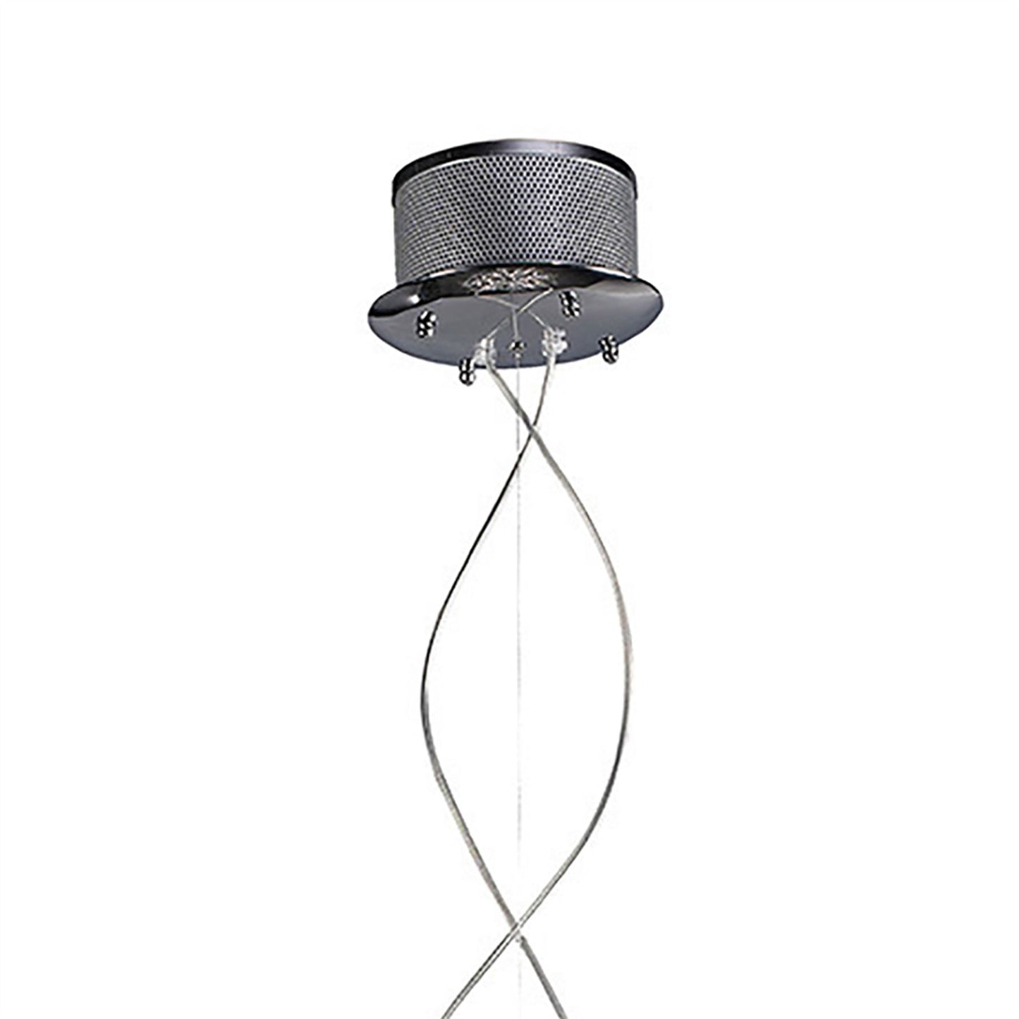 Diyas Lexi 85cm  22 Light G4 Polished Chrome/Crystal, NOT LED/CFL Compatible Item Weight: 15kg Ceiling Pendant Light Fitting