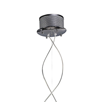 Diyas Lexi 85cm  22 Light G4 Polished Chrome/Crystal, NOT LED/CFL Compatible Item Weight: 15kg Ceiling Pendant Light Fitting