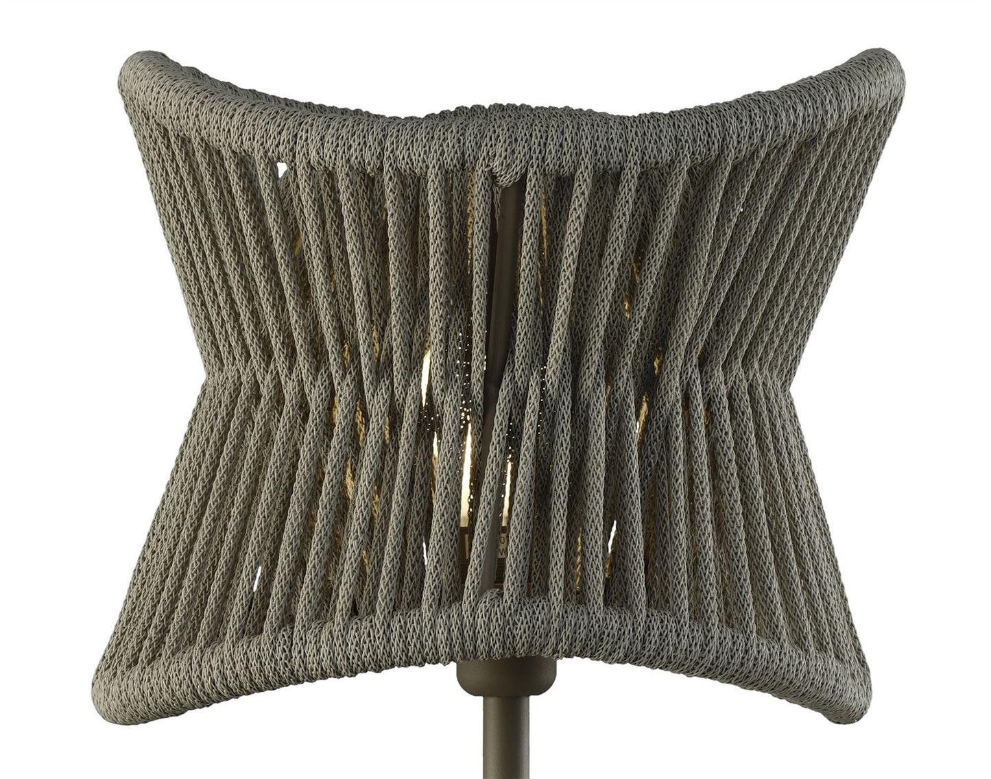 Mantra Fusion Polinesia 31cm Table Lamp, 1 x E27, IP44, Beige Oscu, 2yrs Warranty