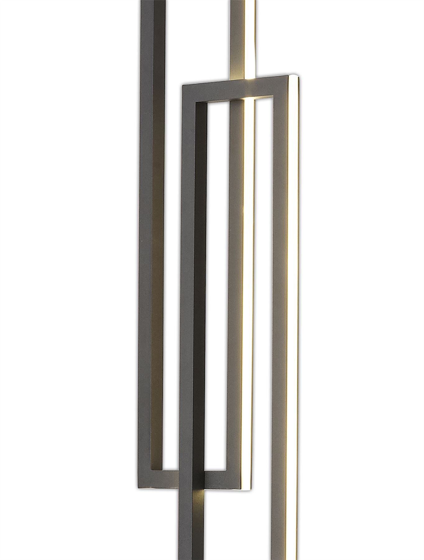 Mantra Fusion Mural Floor Lamp, 48W LED, 3000K, 3840lm, IP20, Matt Black, 3yrs Warranty