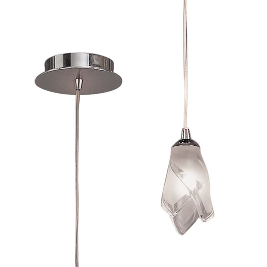 Mantra Pietra 10cm Pendant 1 Light G9, Polished Chrome