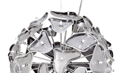 Mantra Otto 46cm Pendant 41 Light G4 Sphere, Polished Chrome/Frosted Glass, NOT LED/CFL Compatible