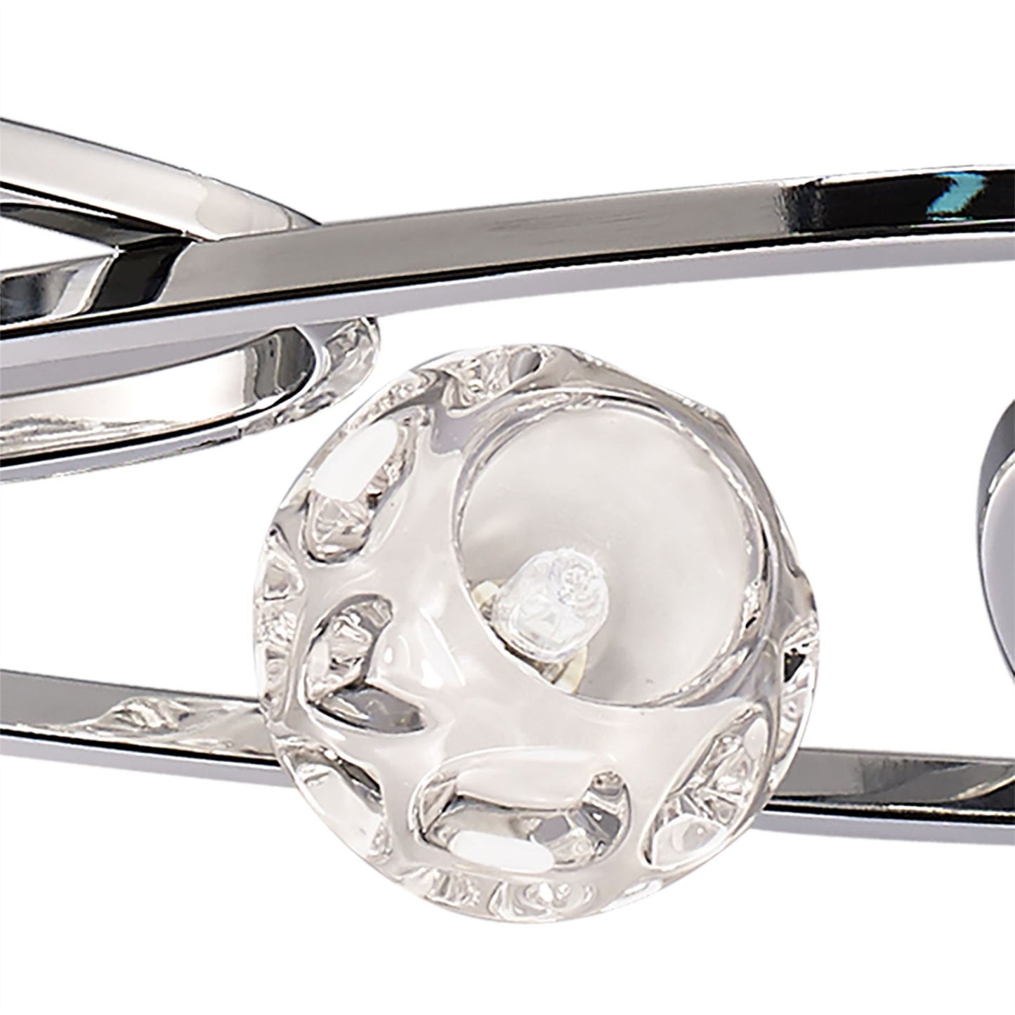 Mantra M5012 Lux Linear Pendant 5 Light G9 Line, Polished Chrome