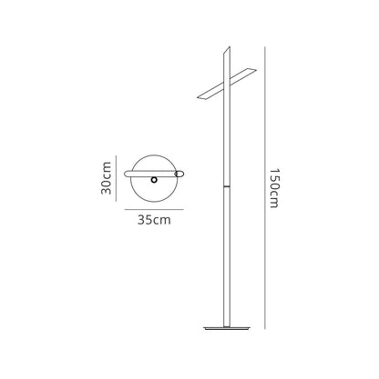 Mantra M5786 Take Blanco Floor Lamp 9W LED 3000K, 800lm, Dimmable, White, 3yrs Warranty
