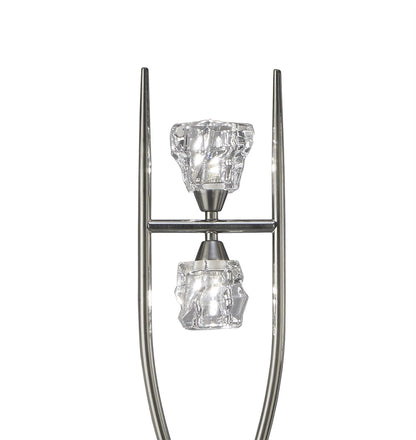 Mantra M3758 Iku Floor Lamp 4 Light G9, Satin Nickel
