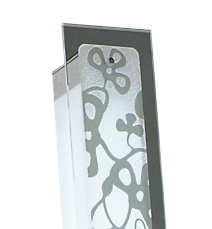 Mantra Euphoria Floor Lamp 2 Light T5, Polished Chrome/Opal White Glass, NOT LED/CFL Compatible