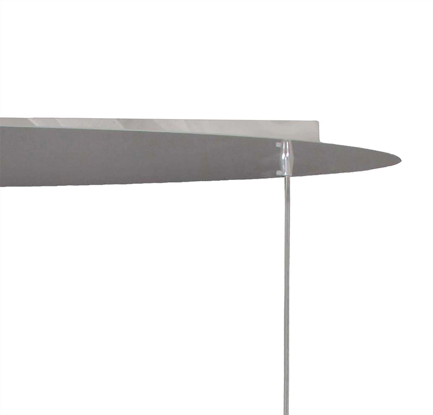 Mantra M5145 Organica Linear Pendant 3 Light E27 Line, Gloss White/Polished Chrome