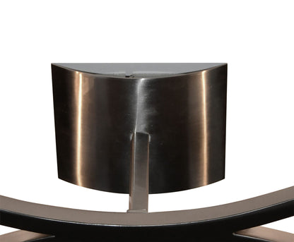 Mantra (0037 004) Arco 47cm Ceiling 4 Light G9, Satin Nickel