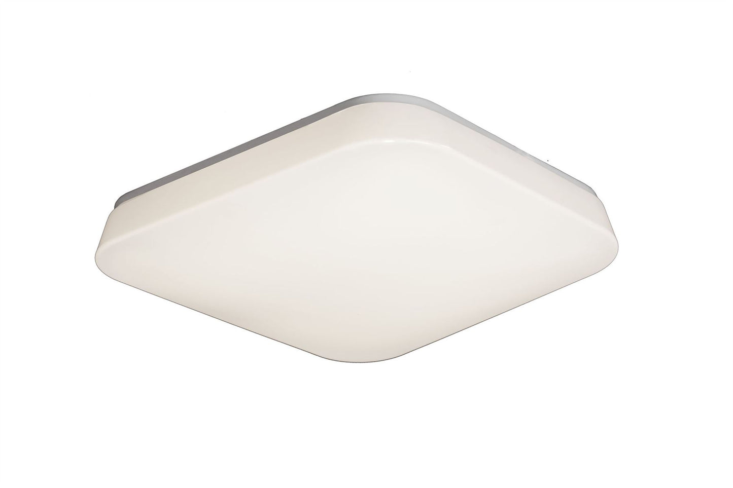 Mantra Fusion M3766 Quatro Ceiling/Wall 18W Medium LED 3000K, 1800lm, White Acrylic, 3yrs Warranty - M3766 Ceiling