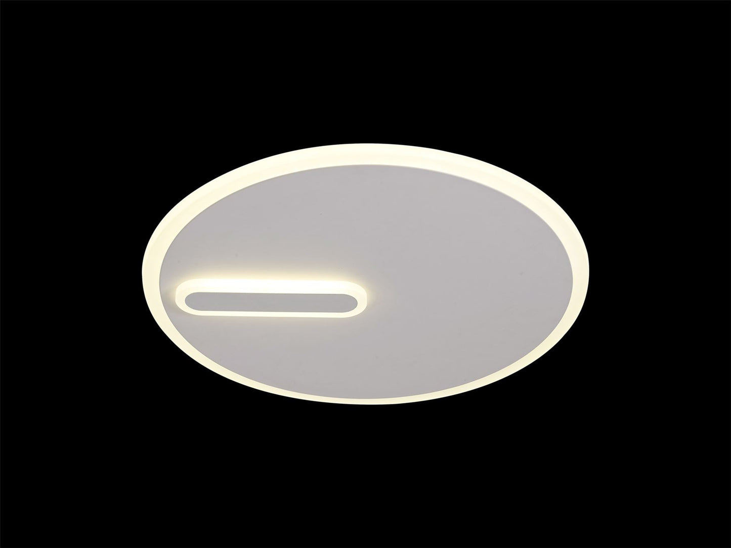 Mantra Fusion Clock 46.8cm Ceiling 47cm Round, 40W LED, 4000K, 2800lm, Sand White, 3yrs Warranty Ceiling