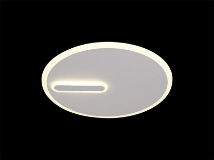 Mantra Fusion Clock 46.8cm Ceiling 47cm Round, 40W LED, 4000K, 2800lm, Sand White, 3yrs Warranty Ceiling