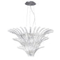 Diyas Sinclair 90cm  12 Light G9 Polished Chrome Ceiling Pendant Light Fitting
