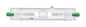 Luxram Metal Halide Rx7S Color 70W Green HID Metal