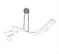 Mantra Mistral LED M3803 Mistral Telescopic 36W LED Line 3000K, 3240lm, Polished Chrome, Frosted Acrylic, 3yrs Warranty - M3803 Ceiling