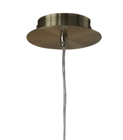 Mantra M4076 Maremagnum Pendant 1 Light G9, Antique Brass