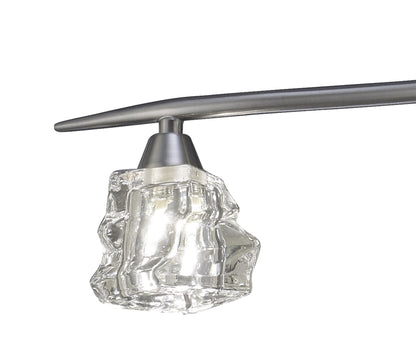 Mantra M3751 Iku Linear Telescopic 4 Light G9 Line, Satin Nickel
