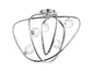 Mantra M5014 Lux Ceiling 5 Light G9, Polished Chrome
