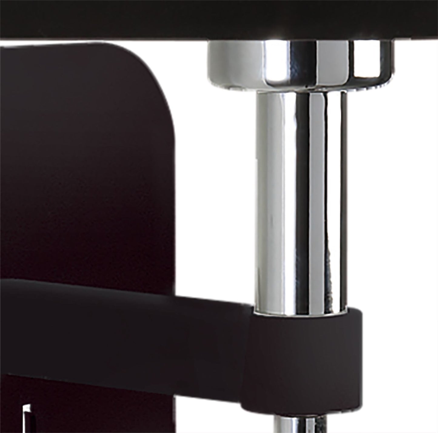 Mantra M5317 Habana Wall Light 1 Light WITHOUT SHADE E27 + Reading Light 3W LED Black/Polished Chrome 4000K, 200lm,, 3yrs Warranty