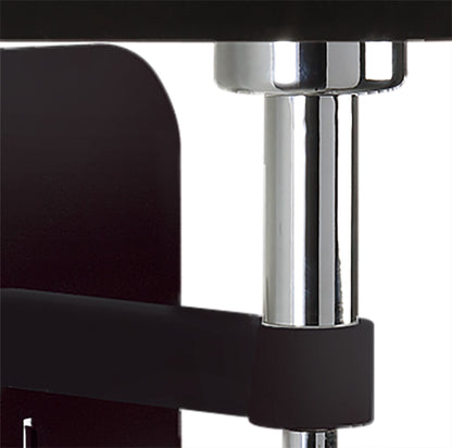 Mantra M5317 Habana Wall Light 1 Light WITHOUT SHADE E27 + Reading Light 3W LED Black/Polished Chrome 4000K, 200lm,, 3yrs Warranty