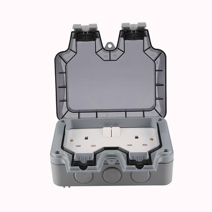 Deco Additions, Exterior IP66 2 Gang 13Amp Switched Double Socket - D0591 Wiring