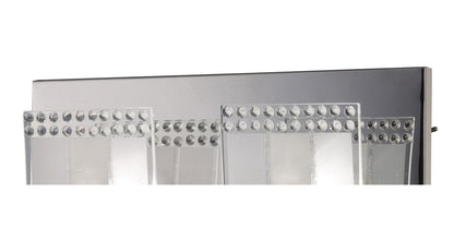 Diyas Charis Wall Light Switched 2 Light G9 Polished Chrome/Glass/Crystal