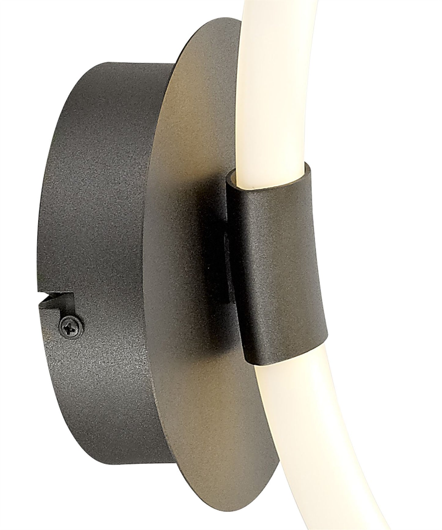 Mantra Armonia Wall Light Loop, Dimmable, 18W LED, 3000K, 1350lm, Titanium/Frosted Acrylic, 3yrs Warranty