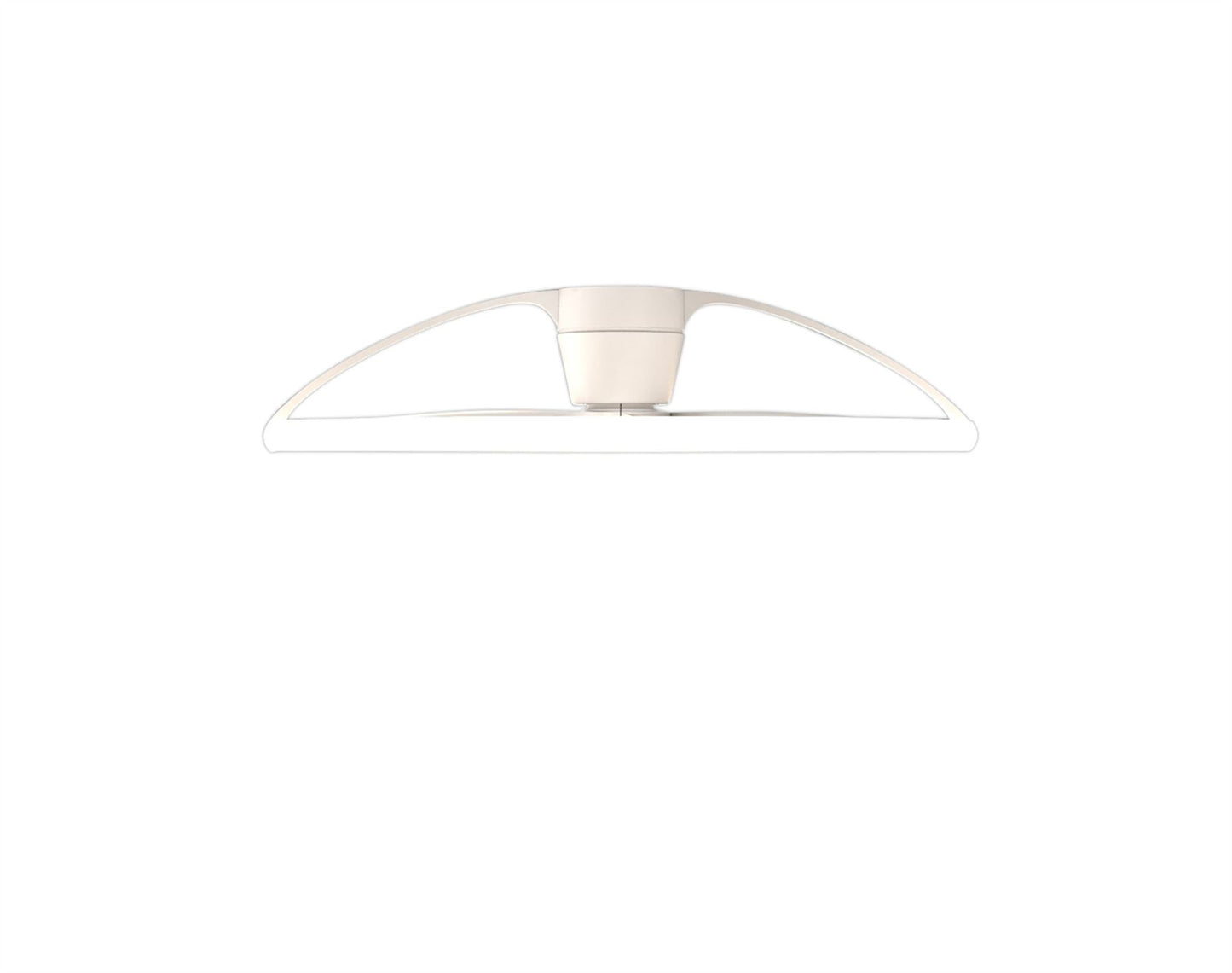 Nepal 105cm 75W LED Dimmable Light With Built-In 35W DC Reversible Fan, White Finish c/w Remote Control, APP & Alexa/Google Voice Control, 7200lm