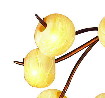 Mantra (0038 003) Wave Ceiling 5 Light G9, Rustic Gold