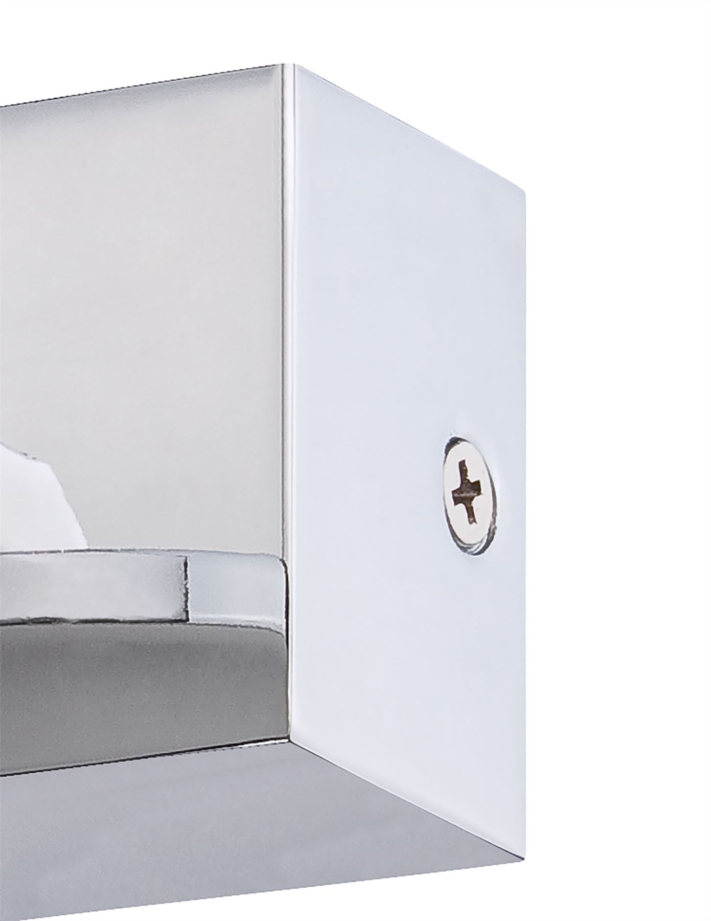 Mantra Fusion Nimbus Wall Light 1 Light 5W LED 3000K, 450lm, Polished Chrome/Frosted Acrylic, 3yrs Warranty