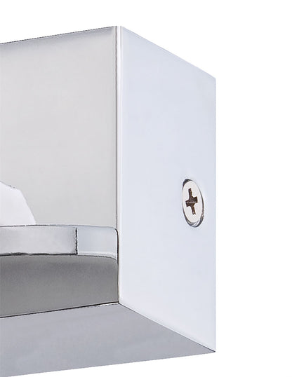 Mantra Fusion Nimbus Wall Light 1 Light 5W LED 3000K, 450lm, Polished Chrome/Frosted Acrylic, 3yrs Warranty