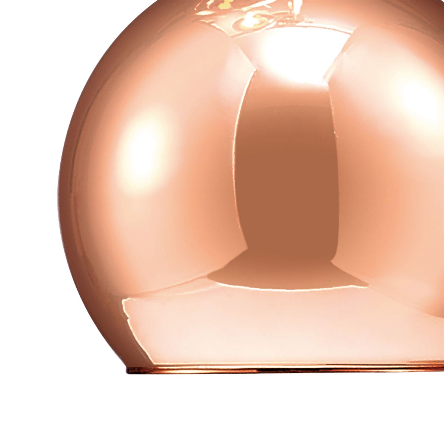 Deco Regina Pendant 3 Light G9 Copper/Copper Glass