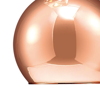 Deco Regina Pendant 3 Light G9 Copper/Copper Glass