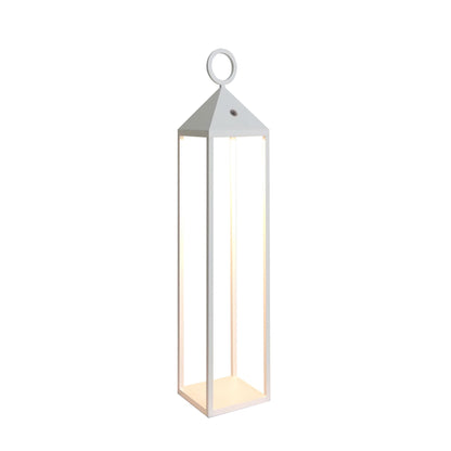 Mantra Fusion Astun Cordless Astun Rechargeable Battery Operated Lantern Large, 2.2W LED, 3000K, 188lm, IP54, USB Charging Cable Included, White, 3yrs Warranty