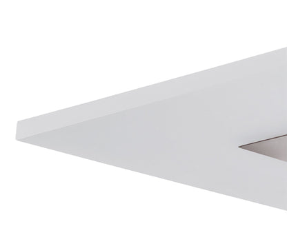 Mantra Fusion Notte Pendant 28W LED Square 3000K, 1700lm, Polished Chrome/Frosted Acrylic, 3yrs Warranty